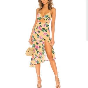 Privacy Please chambord midi dress xs NWT